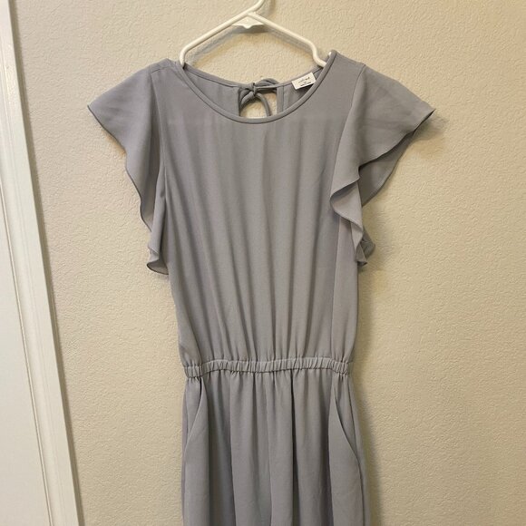 Wilfred Gray Backless Jumpsuit - Picture 1 of 5